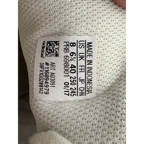 Adidas Superstar Women’s 8.5 White Silver 3-Stripes Shell Toe Sneakers AQ3091 - Picture 11 of 13